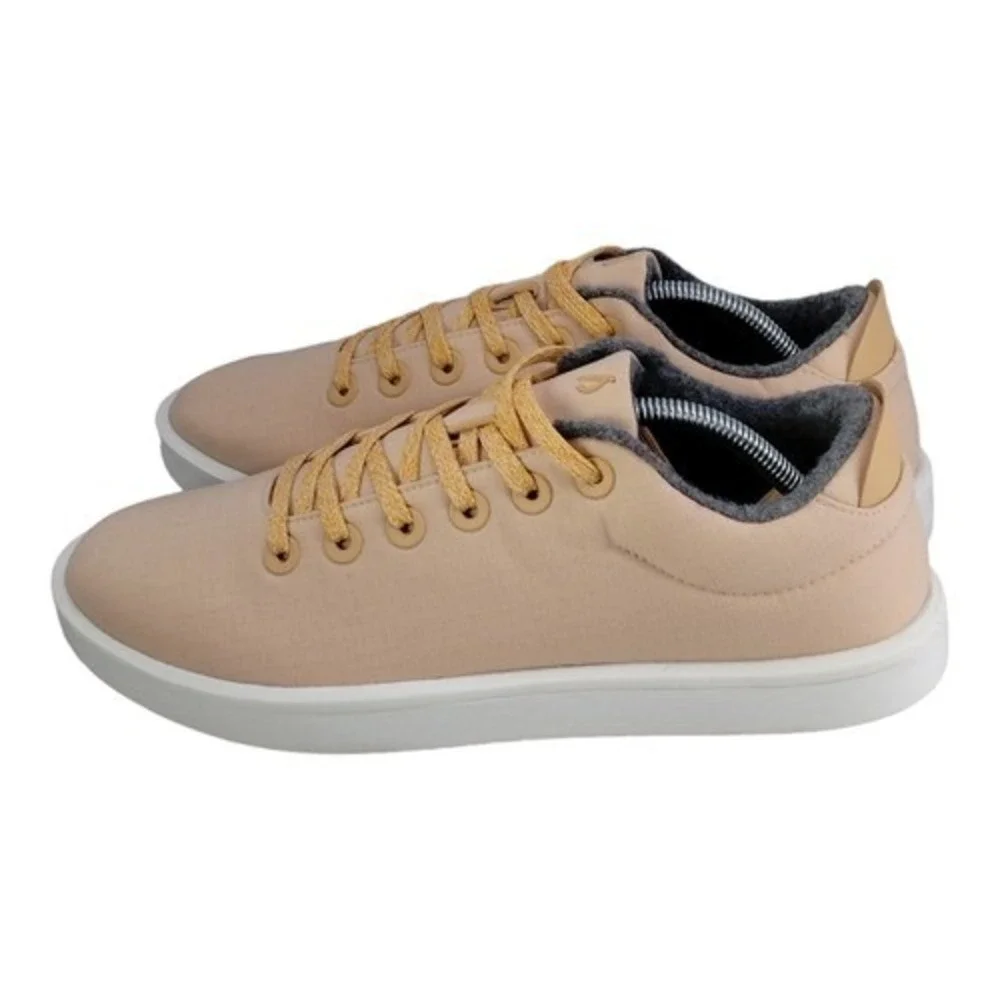 Allbirds WP Wool Piper Woven Mens Shoes Sneaker Lux Camel Blizzard Sole Sz 10